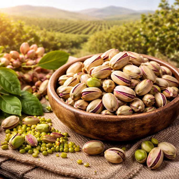Turkish Antep pistachios showing premium origin, flavor identity and market position